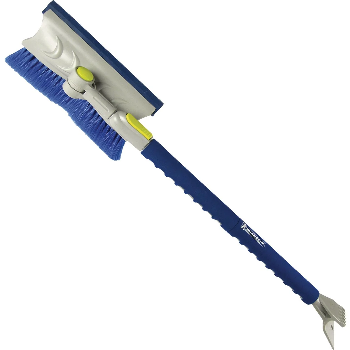 Authentic Michelin Colossal 50 In. Steel Extendable Snowbrush with Scraper and Ice Chipper Professional