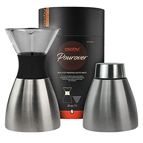 Green Insulated Pour Over Coffee Maker Contemporary