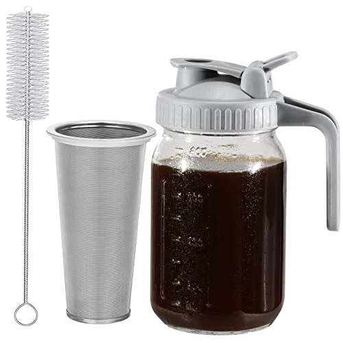 Top-Quality Cold Brew Coffee Maker Glass Pitcher Secure