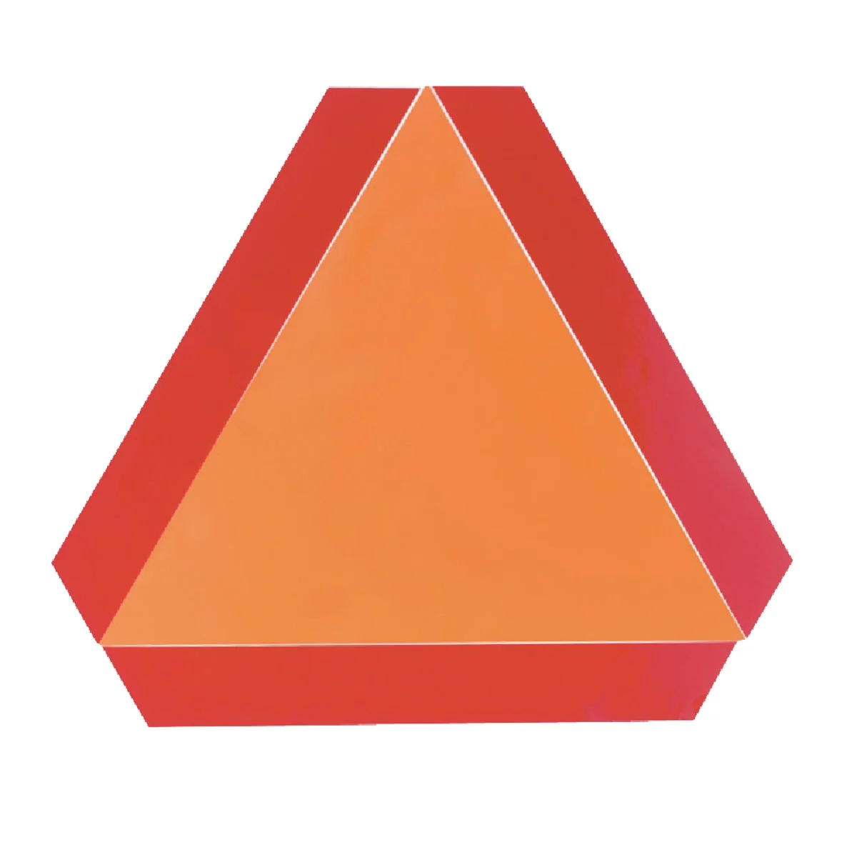 Sophisticated Safety Vehicle Emblem 16 In. x 14 In. Slow Moving Vehicle Emblem Decal Minimalist