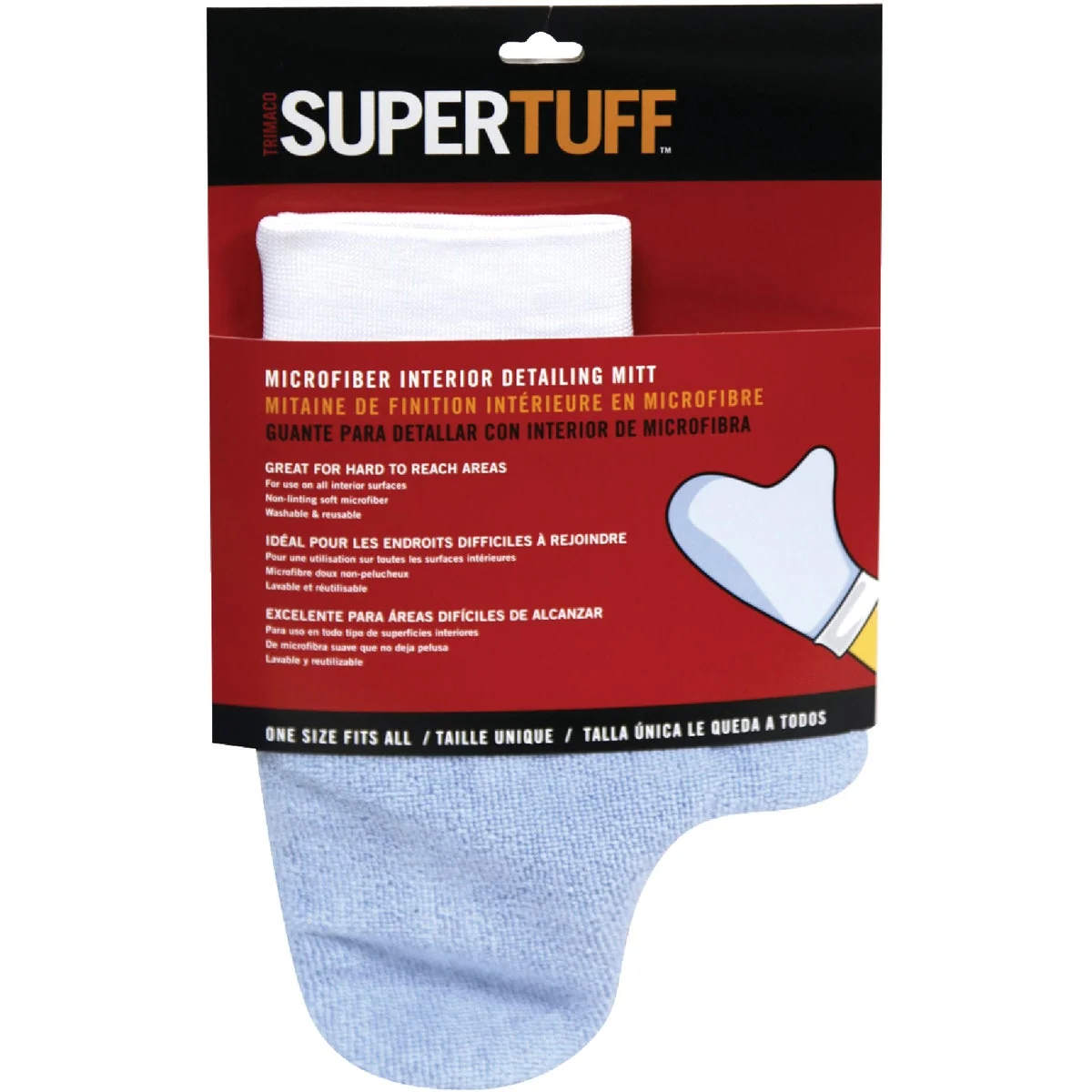 Fast Trimaco Supertuff Microfiber Interior Detailing Mitt Selected