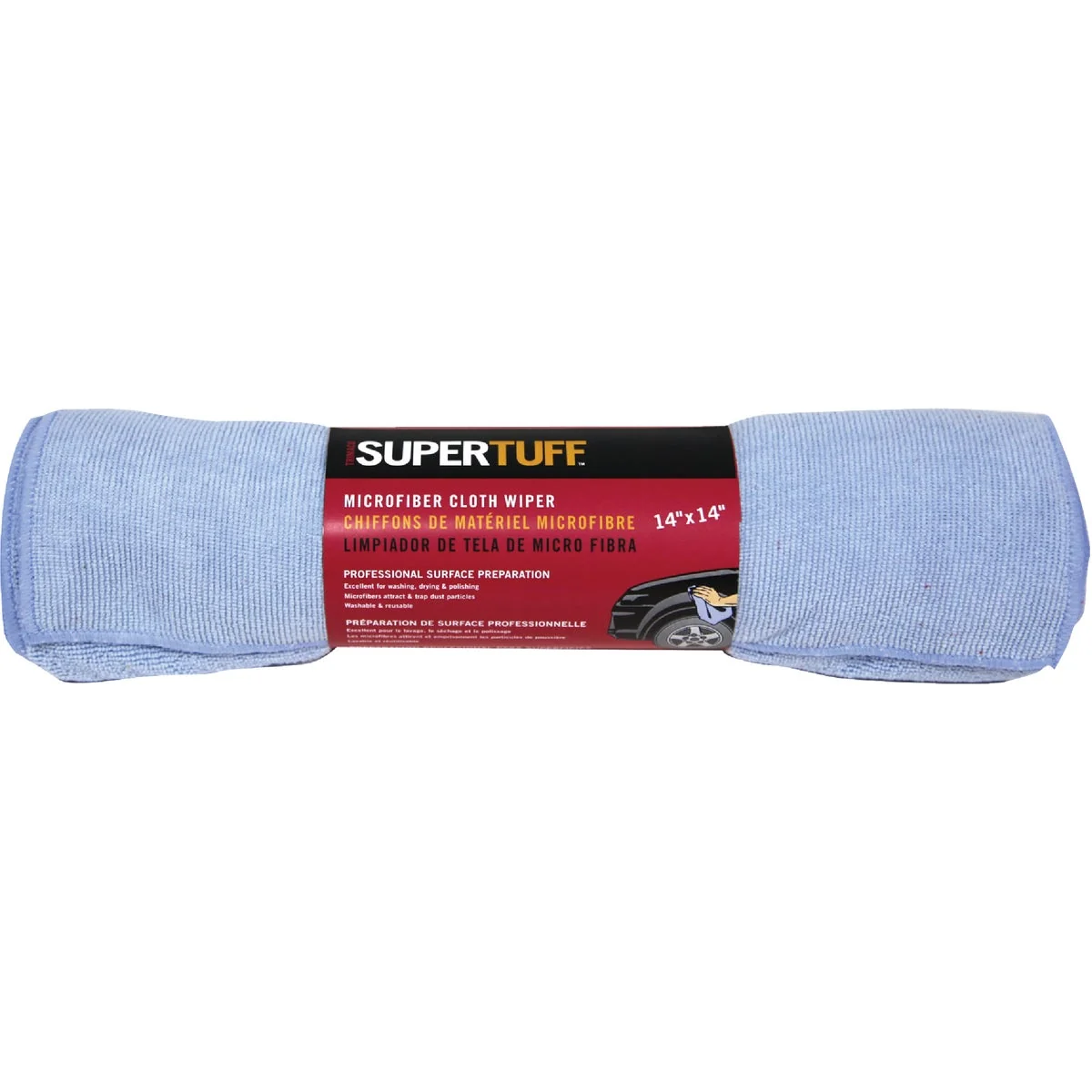 Enhanced Trimaco SuperTuff 14 In. Square Microfiber Cleaning Cloth 8-Pack Next-Generation