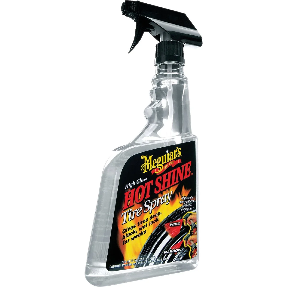Effective Meguiars Hot Shine High Gloss 24 Oz. Trigger Spray Tire Shine High-Performance