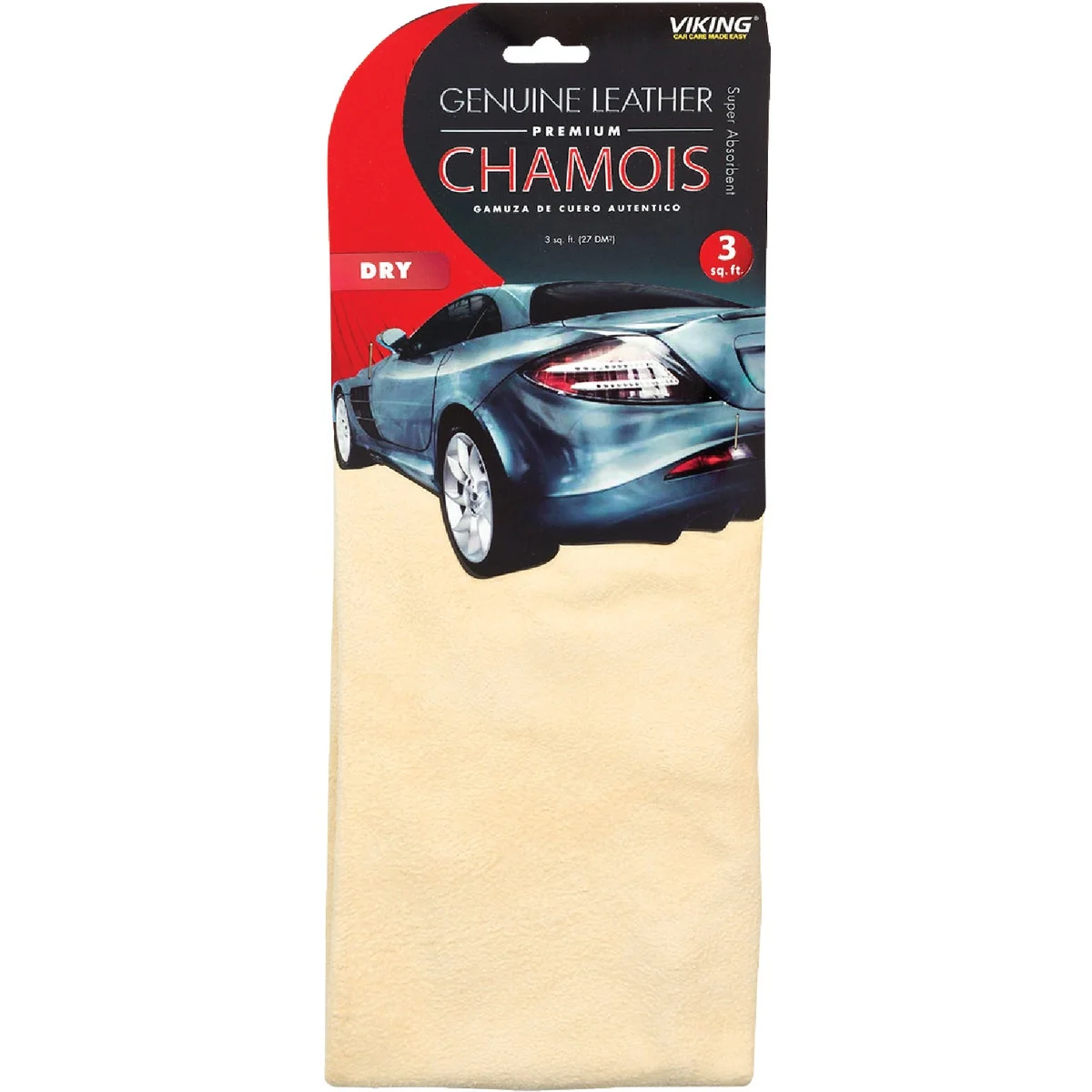 Refined Viking 3 Sq. Ft. Leather Premium Chamois Relaxed