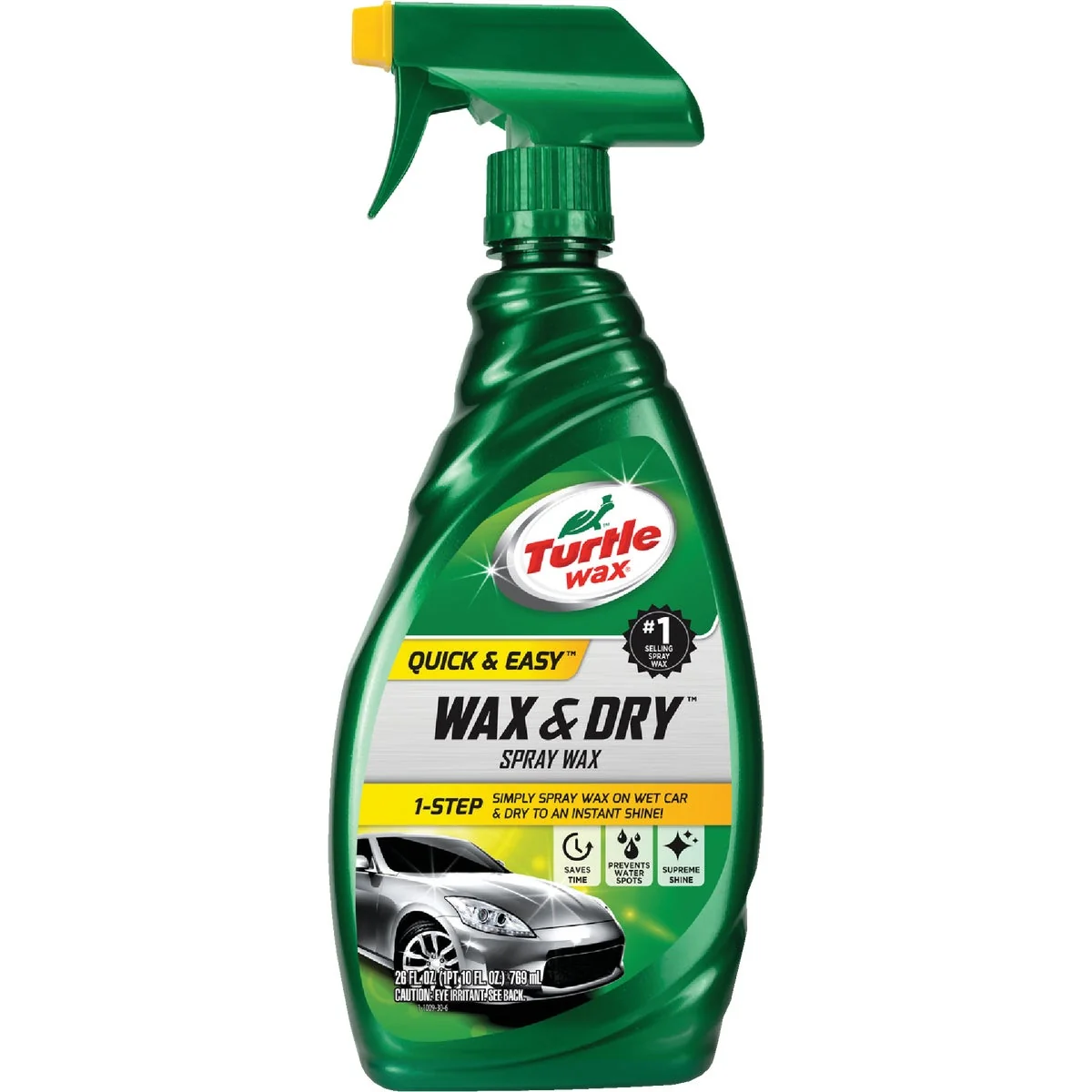 High-Grade Turtle Wax Wax Dry 26 Oz. Trigger Spray Car Wax Recyclable