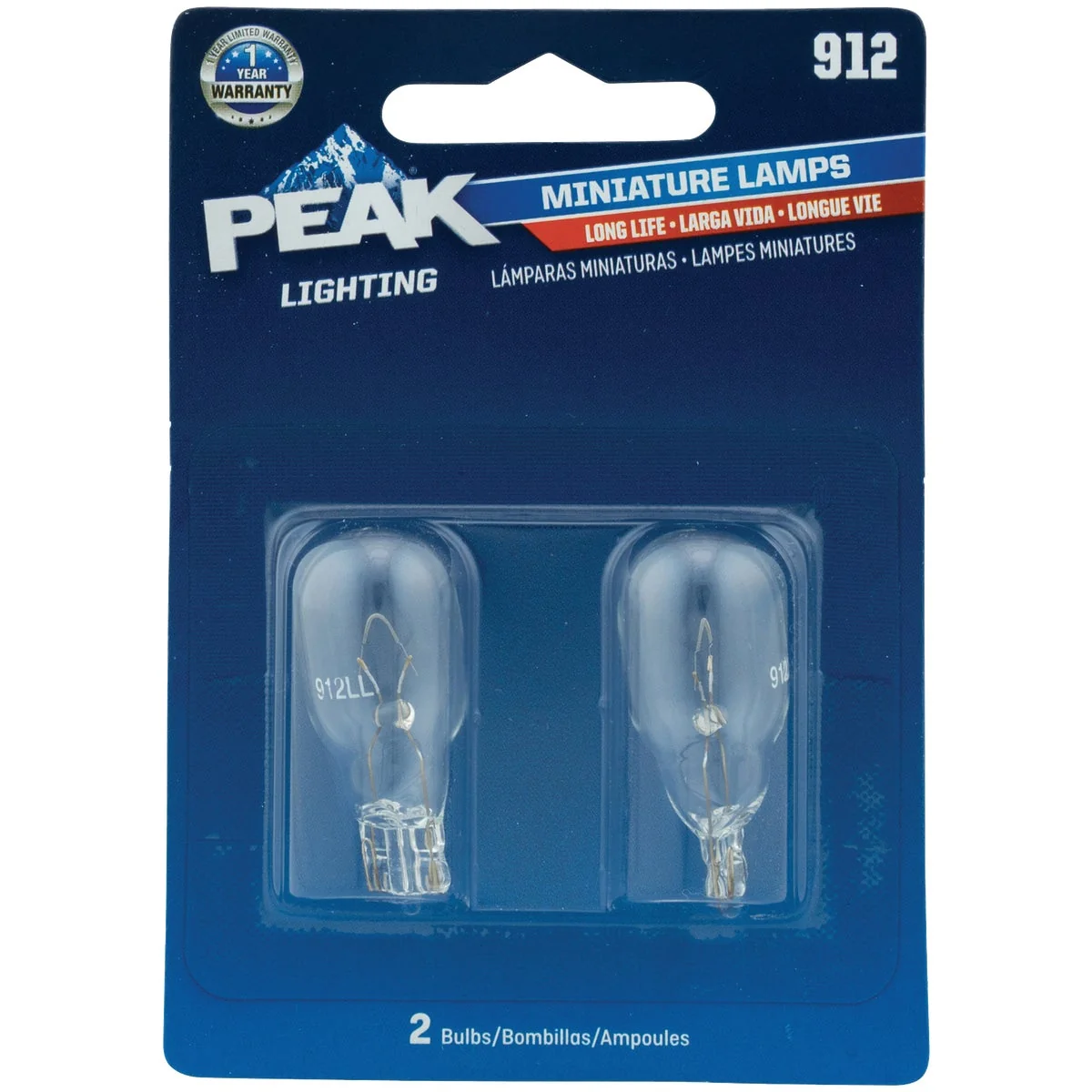 Powerful PEAK 912 12.8V Incandescent Automotive Bulb 2-Pack Outstanding