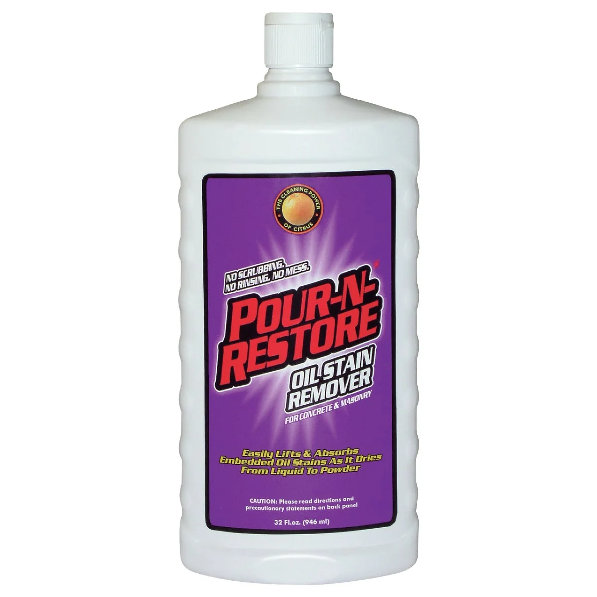Environmentally Friendly Pour-N-Restore 32 Oz. Concrete And Masonry Oil Stain Remover Reliable
