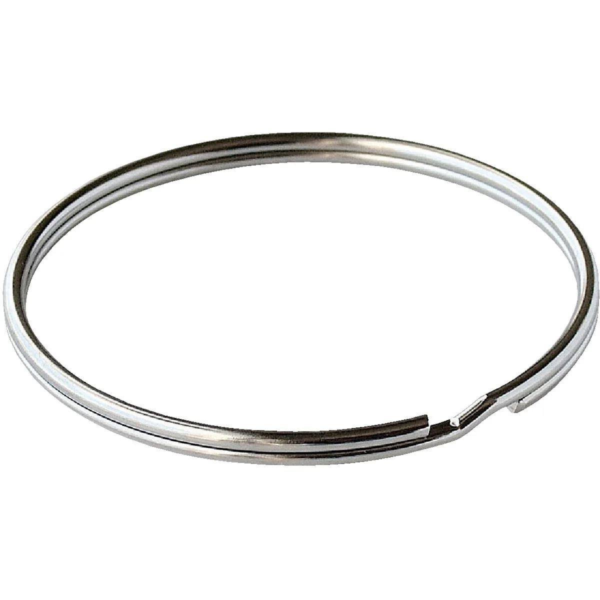 Luxury Lucky Line Tempered Steel Nickel-Plated 1-1 2 In. Key Ring Consistent