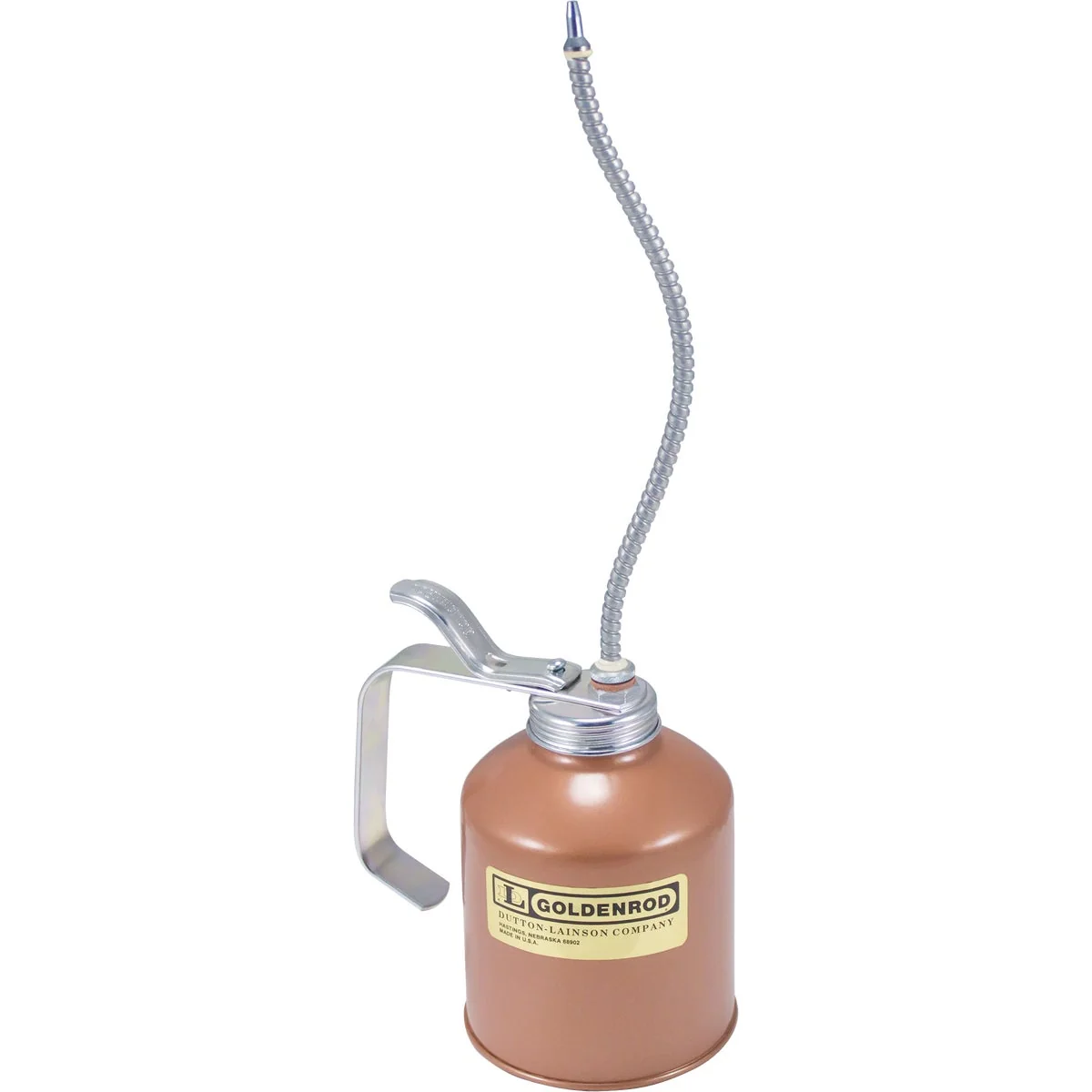 Authentic Goldenrod 16 Oz. Pump Oiler with 8 In. Flexible Spout Proven