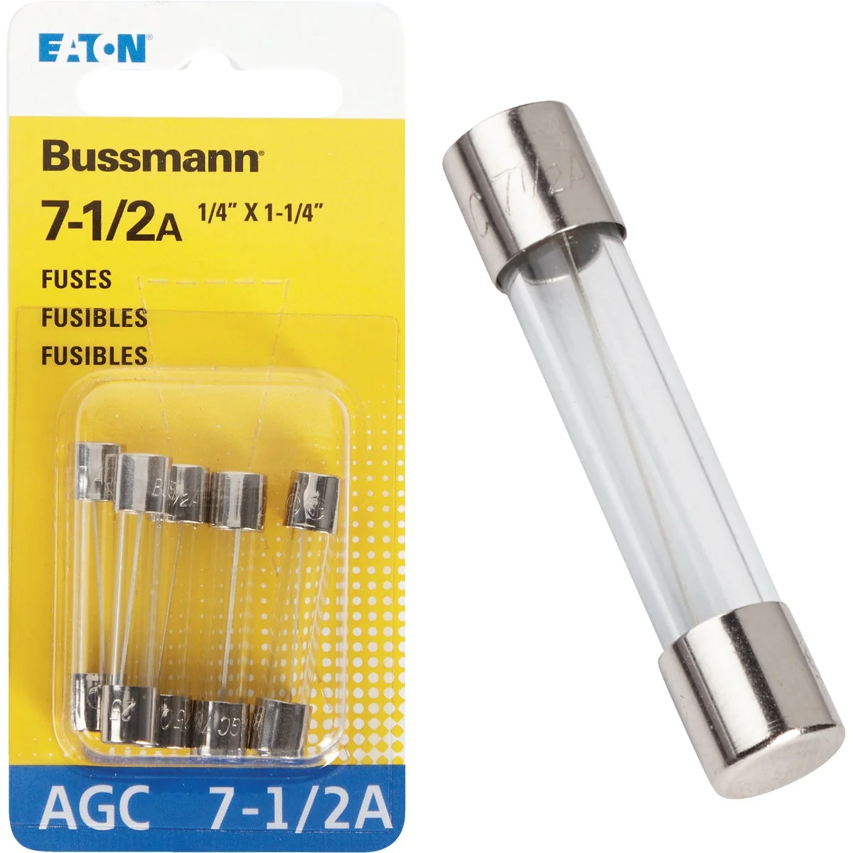 Enhanced Bussmann 7-1 2-Amp 250-Volt AGC Glass Tube Automotive Fuse 5-Pack Luxury