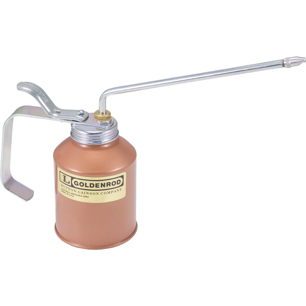 Breathable Goldenrod 12 Oz. Pump Oiler with 8 In. Angle Spout Practical