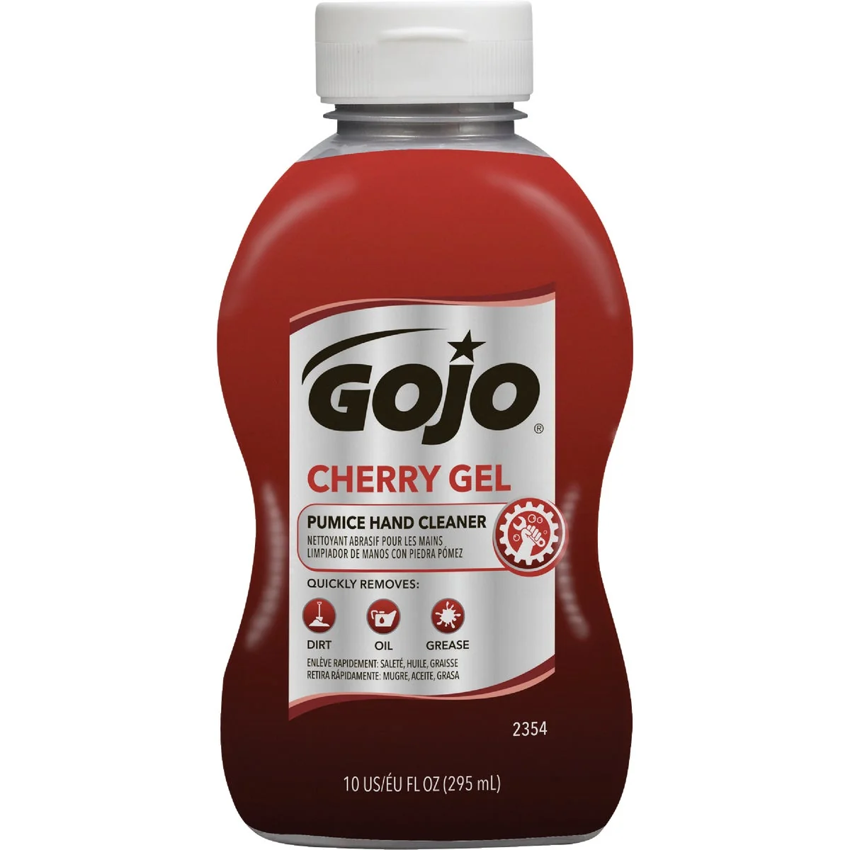 Traditional GOJO 10 Oz. Cherry Gel Pumice Hand Cleaner Soft