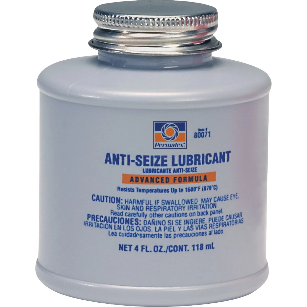 Clean PERMATEX 4 Oz. Brush-Top Bottle Anti-Seize Lubricant Functional