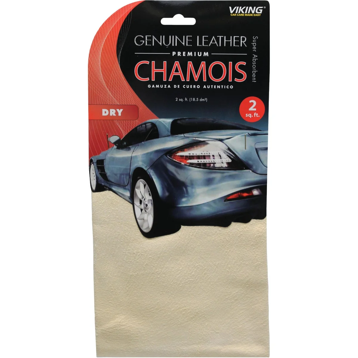 Quality Viking 2 Sq. Ft. Leather Premium Chamois High-End