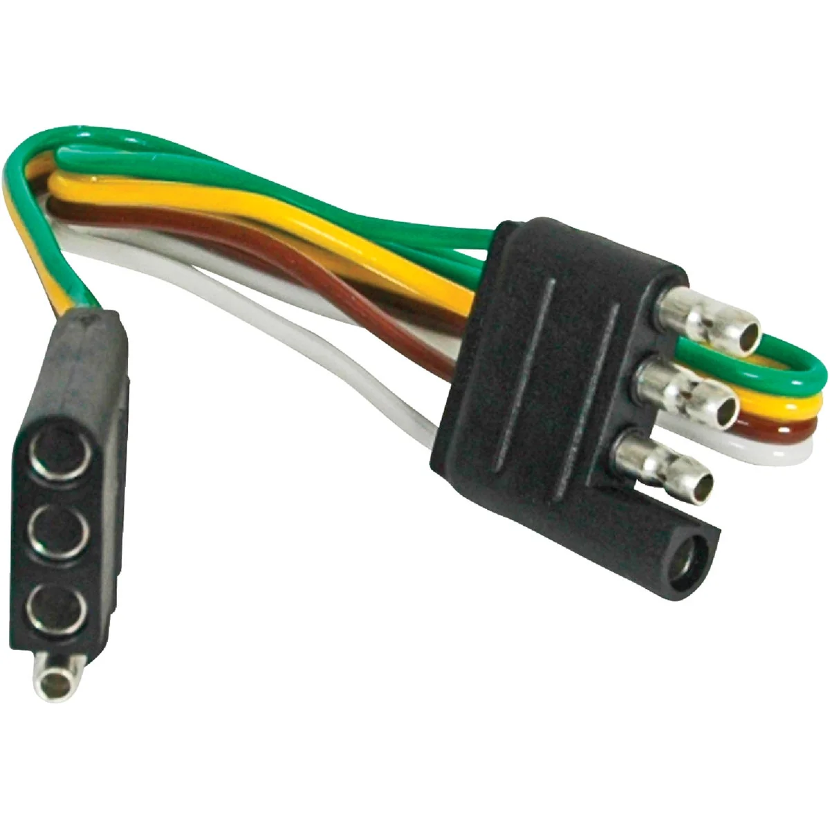 Premium Material Reese Towpower 12 In. 4-Flat Loop Trailer Wiring Extension Next-Generation