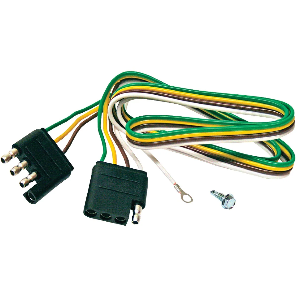 Reliable Reese Towpower 4-Flat 36 In. Loop with Ground Eyelet Vehicle Trailer Connector Set Optimized