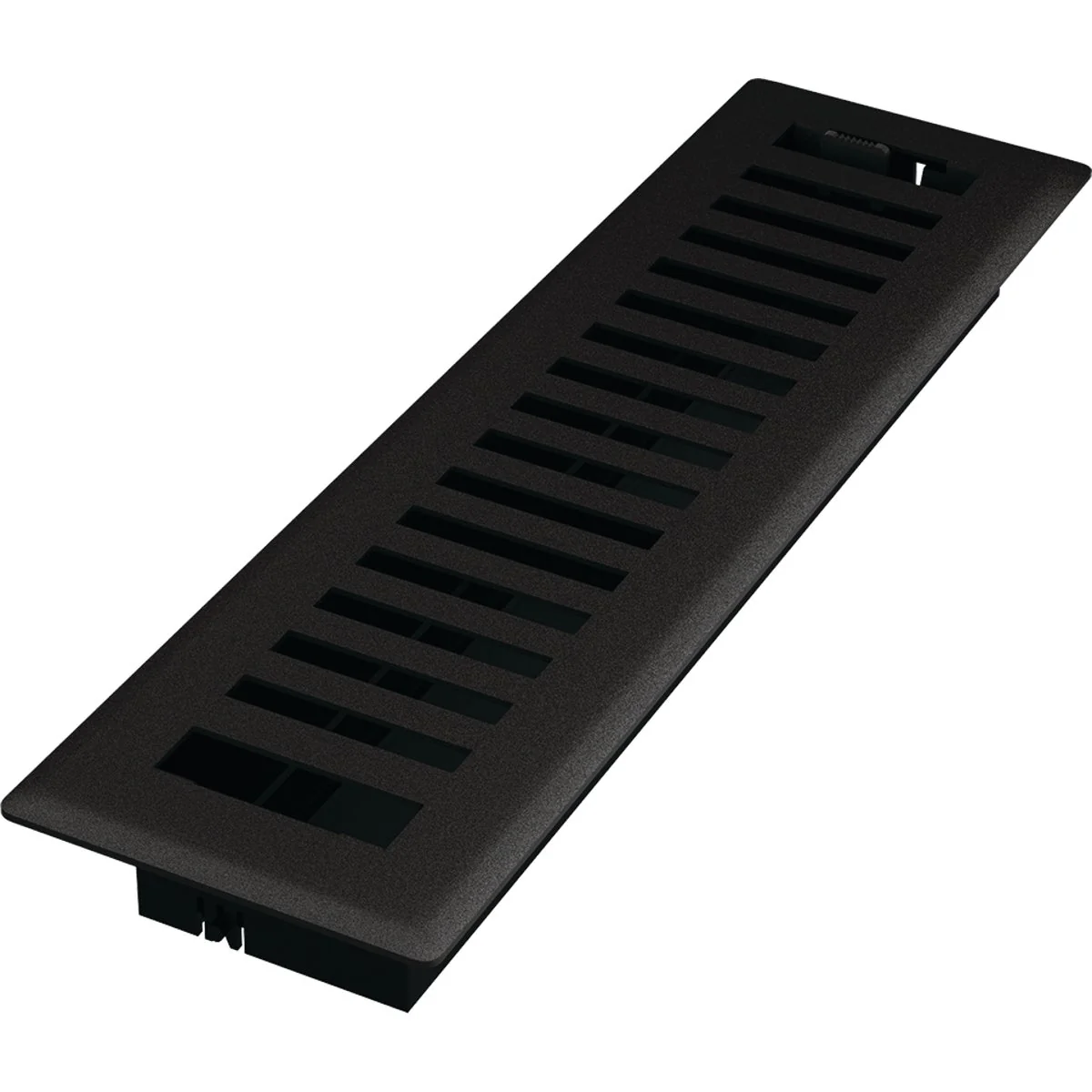 User-Friendly Imperial Montezuma 2-1 4 In. x 12 In. Black Iron Steel Floor Register Next-Generation