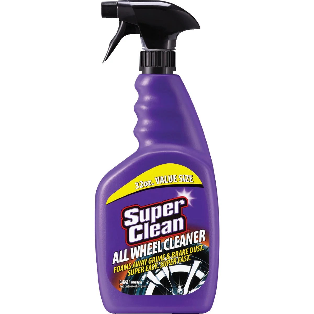 Secure Superclean 32 Oz. Trigger Spray Wheel Cleaner Reliable