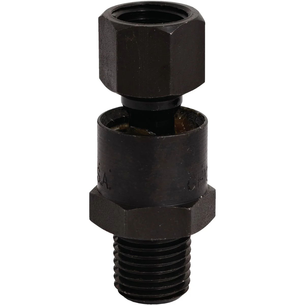 Easy-to-Use Milton Full Swivel 1 4 In. MPT x 1 4 In. FPT Steel Black Oxide Plug Comfortable