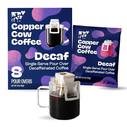 Relaxed Premium Pour Over Coffee Decaf Single Serve Dark Roast 3.2 Ounce Innovative