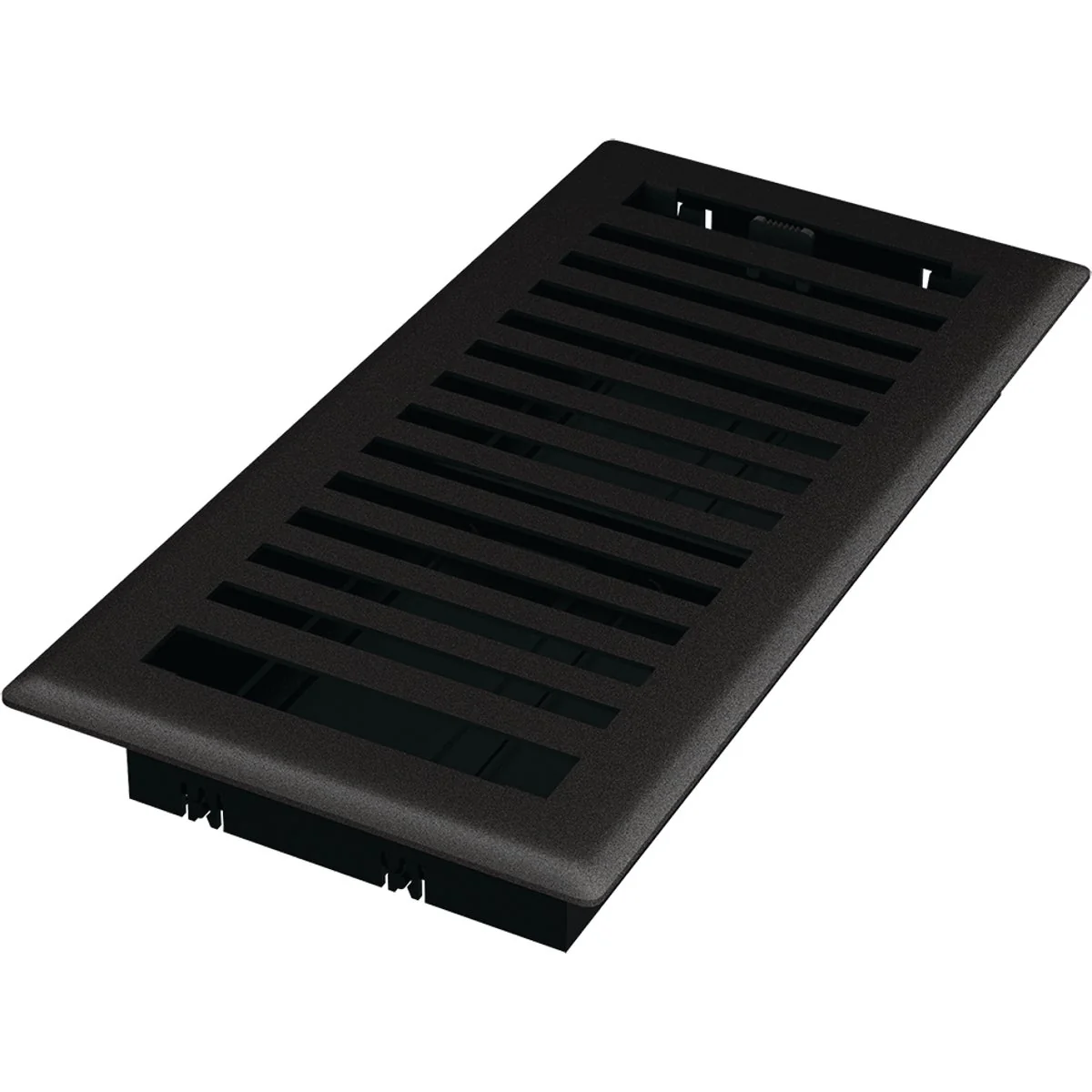 Advanced Imperial Montezuma 4 In. x 10 In. Black Iron Steel Floor Register Elite