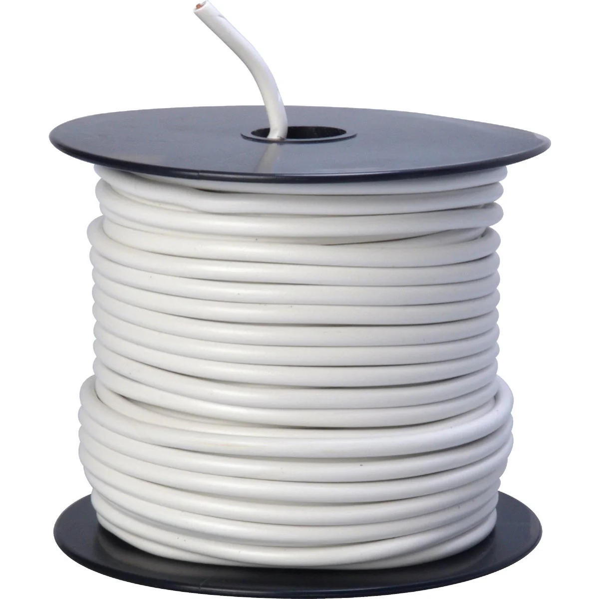 World-Class ROAD POWER 100 Ft. 12 Ga. PVC-Coated Primary Wire White Contemporary