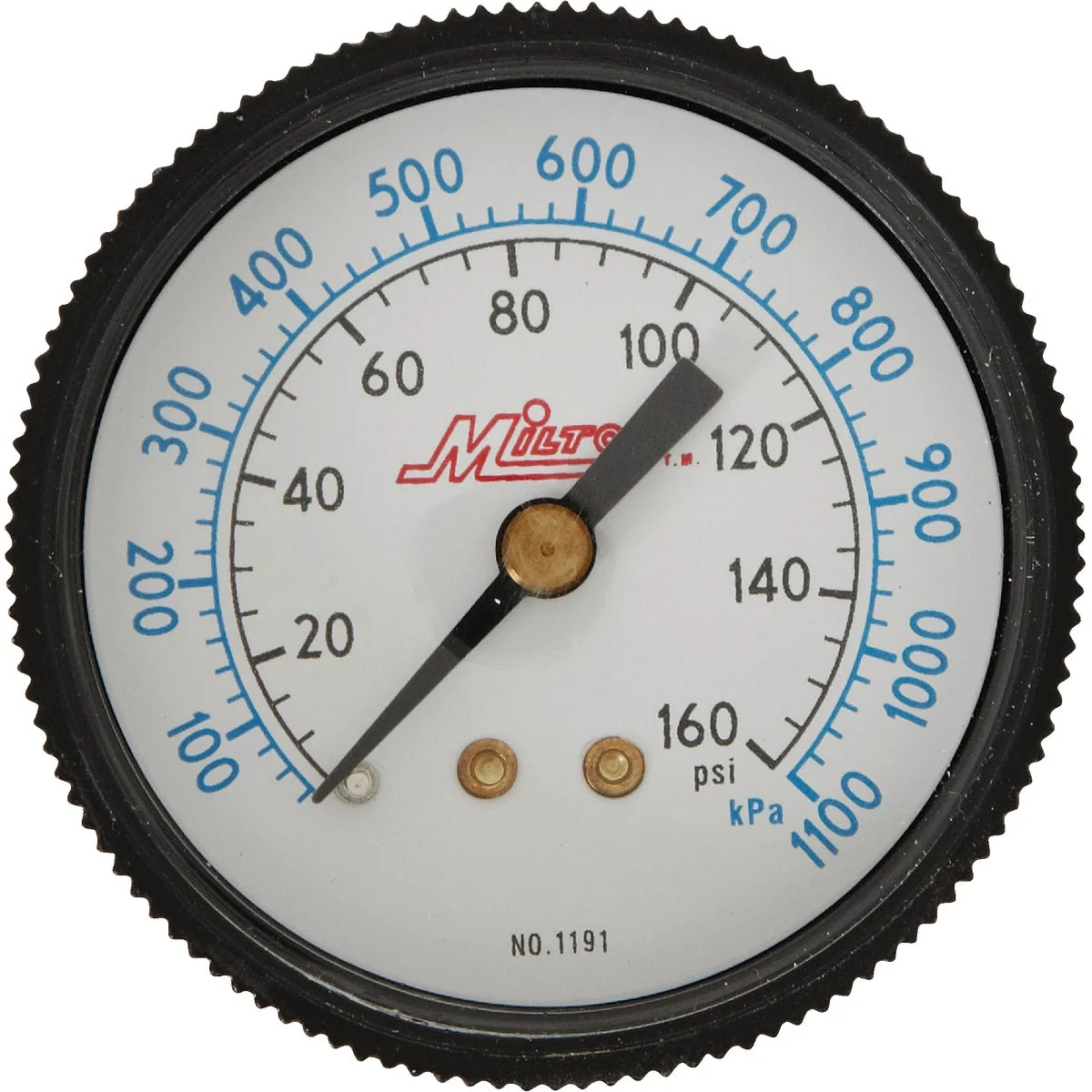Fashionable Milton 1 4 In. NPT Back Mount Mini Pressure Gauge Natural
