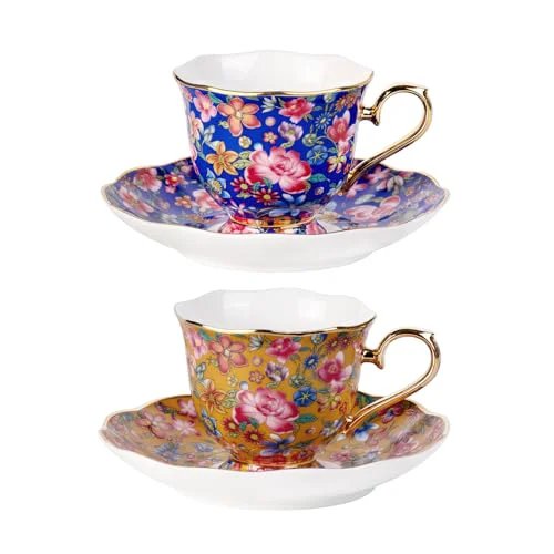 Easy-to-Use Tea Cup and Saucer 2 Count Innovative