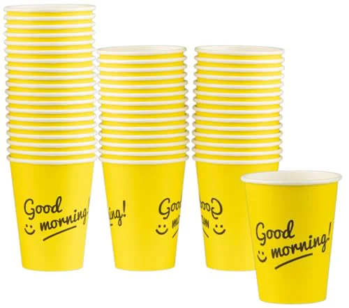 Dependable Disposable Coffee Cups 50 Count Consistent