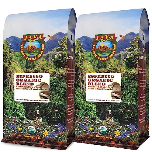 Eco-Friendly Organic Espresso Beans 32 Ounce Smooth