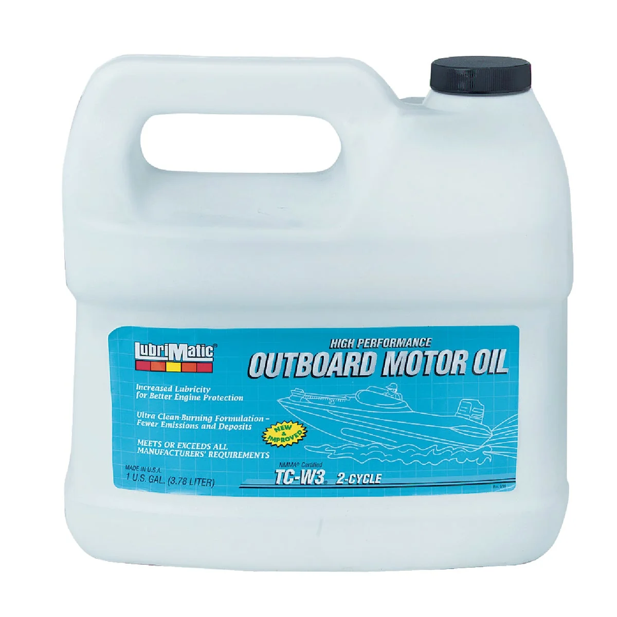 Advanced LubriMatic 1 Gal. Outboard 2-Cycle Motor Oil Breathable