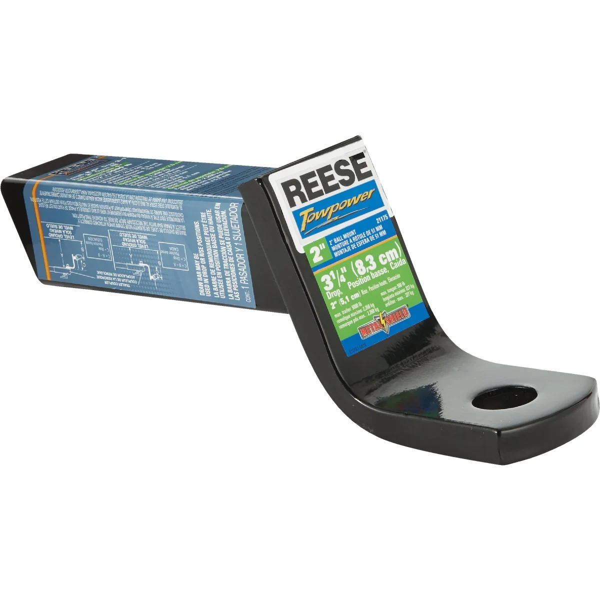 Long-Lasting Reese Towpower 2 In. x 3-1 4 In. Drop Standard Hitch Draw Bar Fine