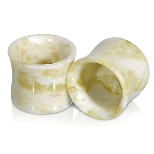 Contemporary Natural Jade Shot Glasses Set of 2 2 Count