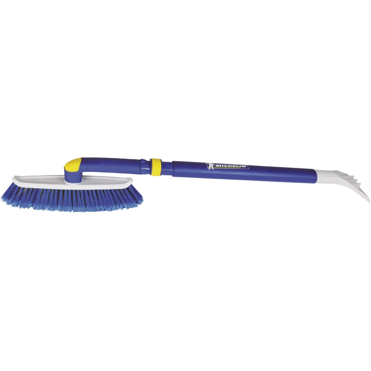 Stylish Michelin 50 In. Steel Hybrid Telescopic Snowbrush with Ice Scraper Traditional