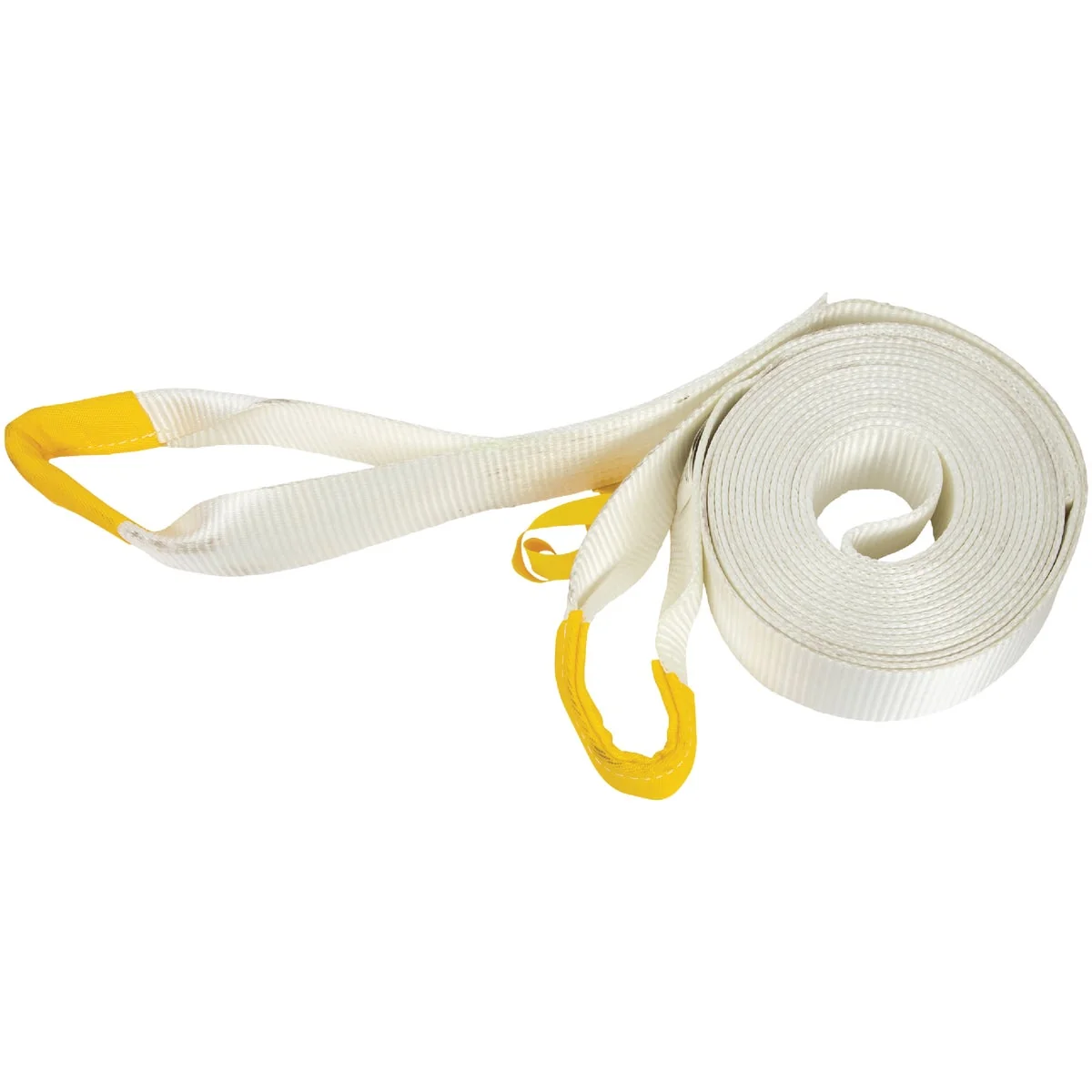 Casual Erickson 3 In. x 20 Ft. 13 500 Lb. Polyester Recovery Tow Strap White Crafted