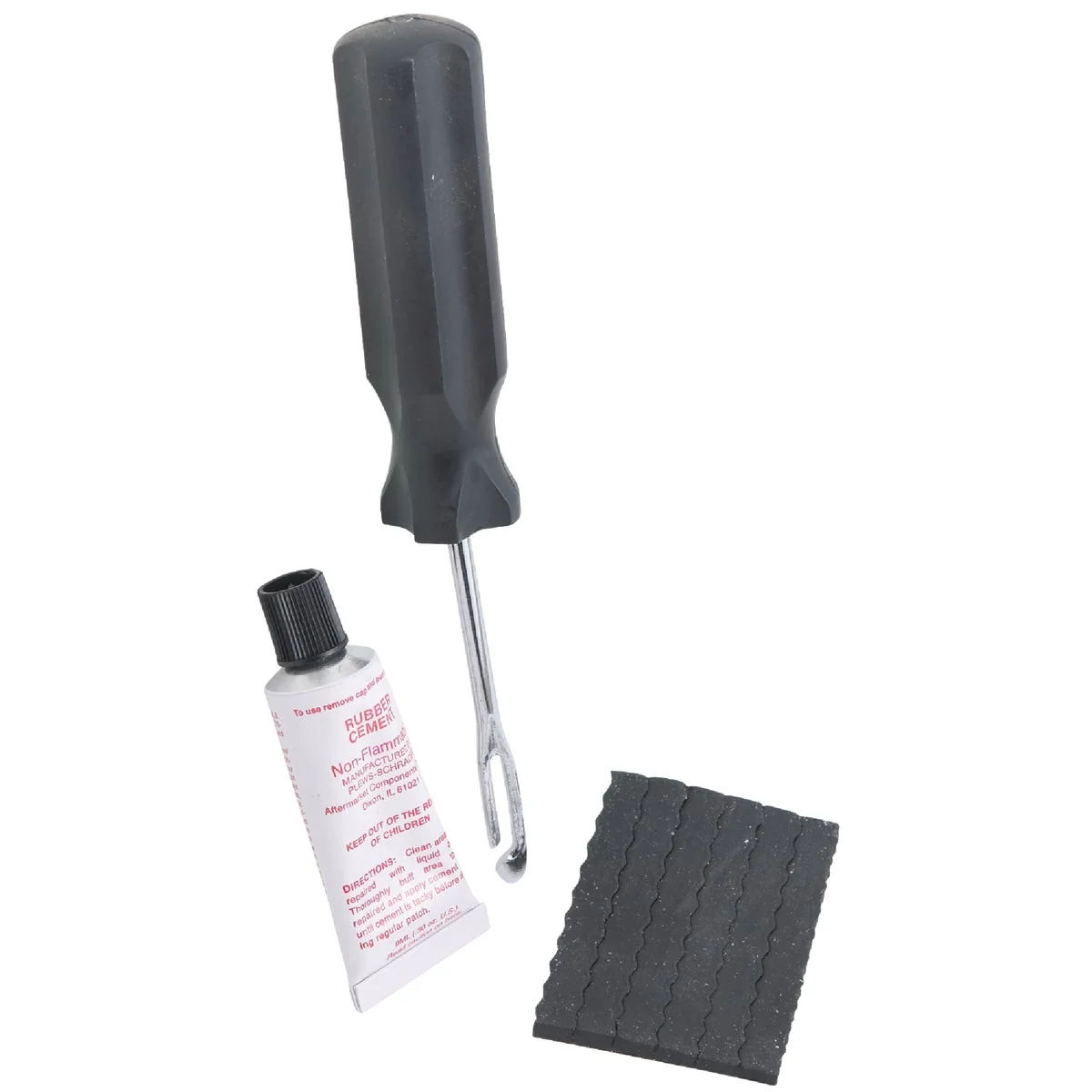 Solid Plews Perma-Strip Patch Tire Repair Kit 8-Piece Green