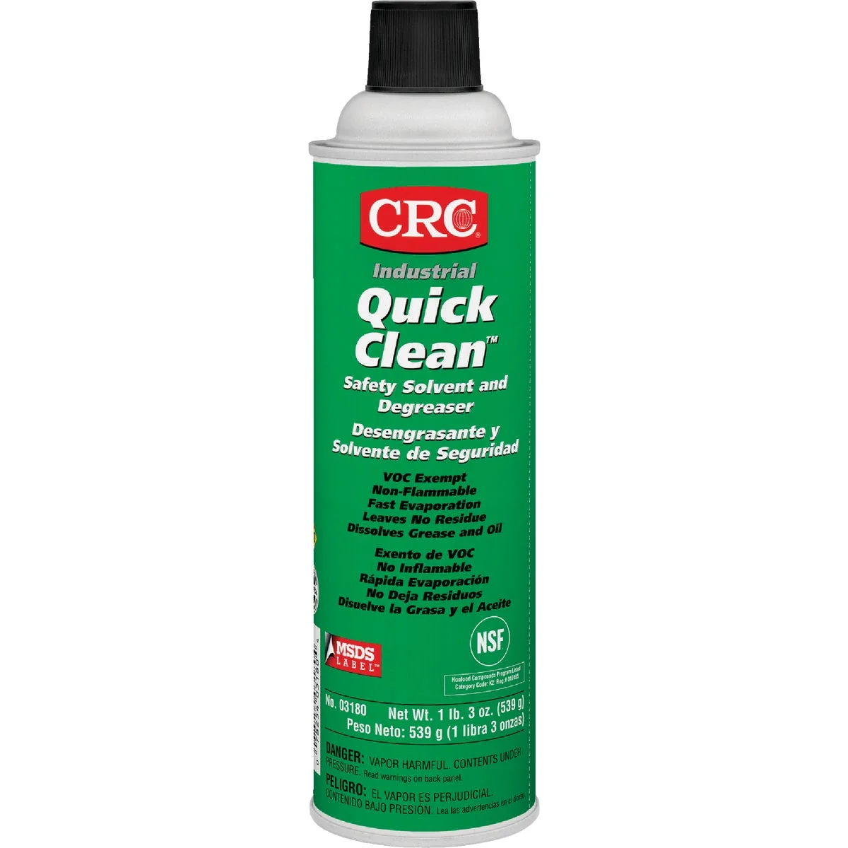 Top-Quality CRC Quick Clean 19 Oz. Aerosol Degreaser Comfortable