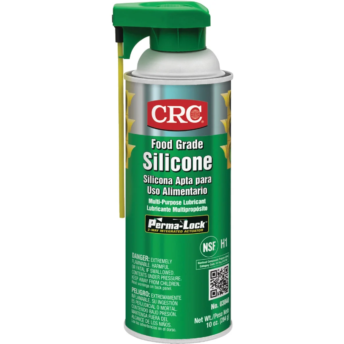 Certified CRC 10 Oz. Aerosol Industrial Food Grade Silicone Lubricant Premium
