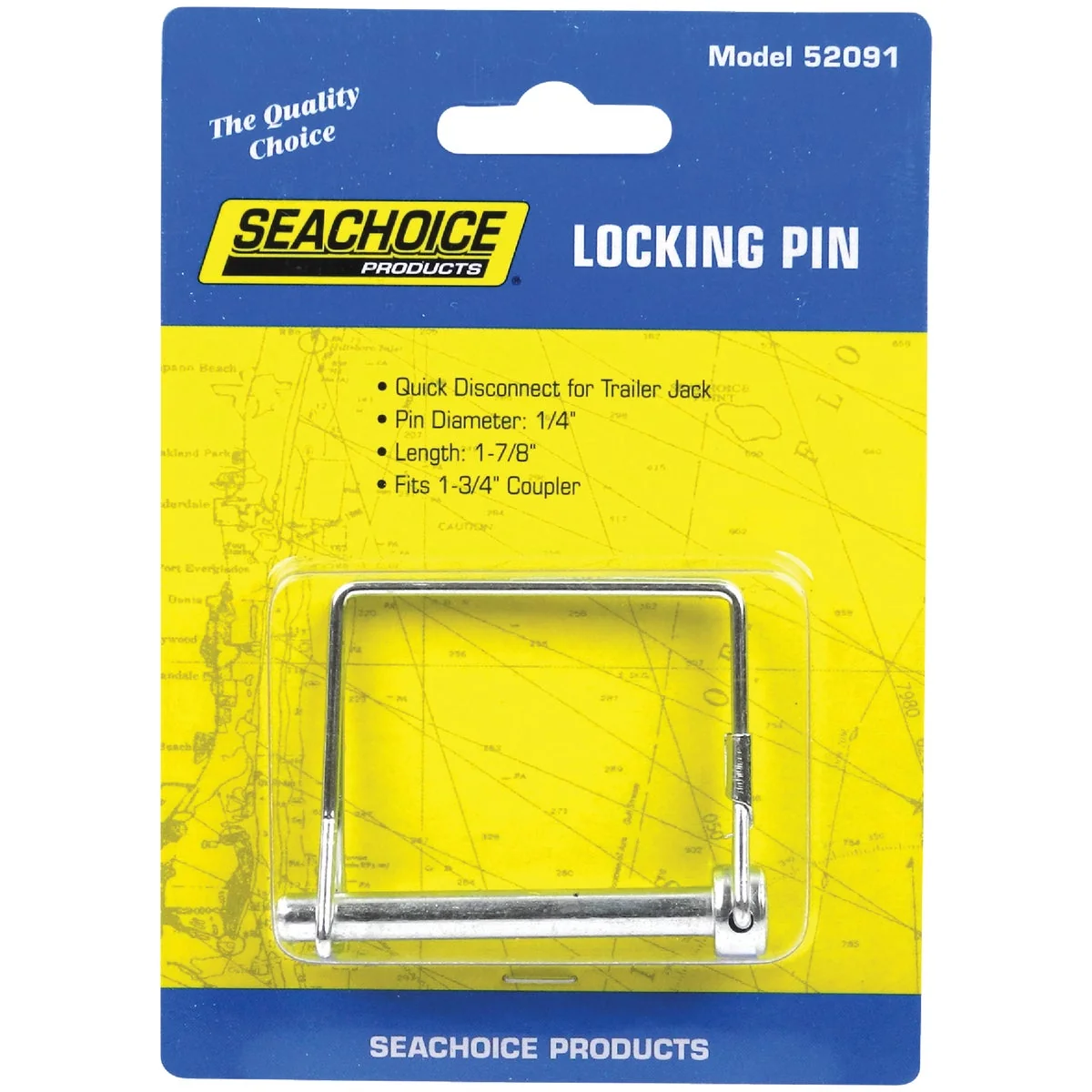 Responsible Seachoice 1 4 In. x 1-7 8 In. Locking Pin Fits 1-3 4 In. Coupler Carefully Designed