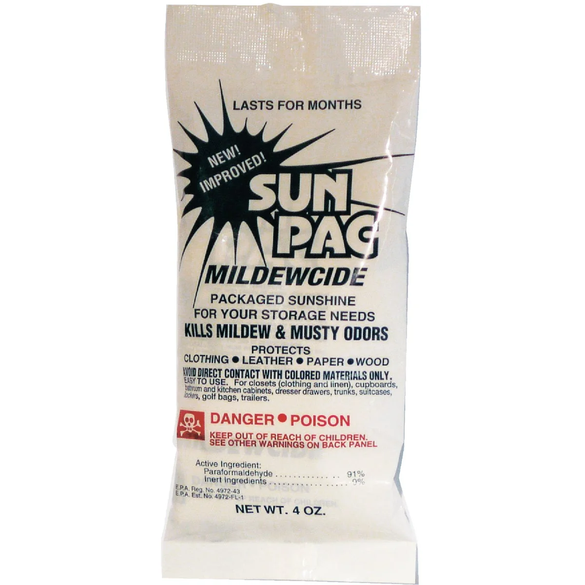 Breathable SunPac 4 Oz. Mildewcide And Mold Inhibitor Exclusive