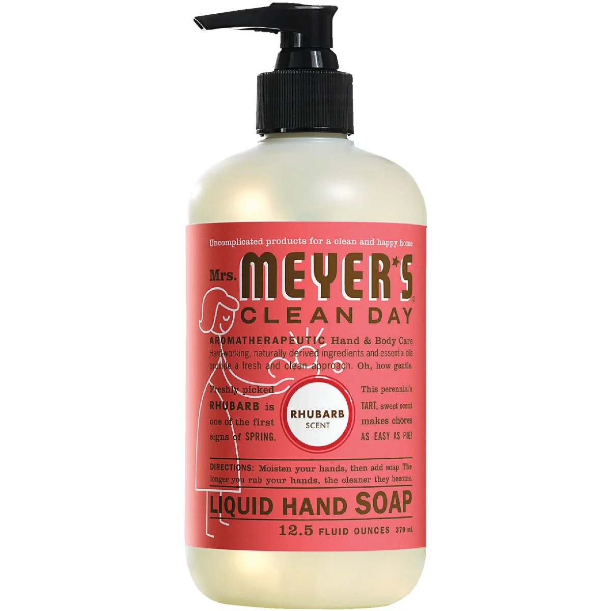 Original Design Mrs. Meyer’s Clean Day 12.5 Oz. Rhubarb Liquid Hand Soap Sustainable