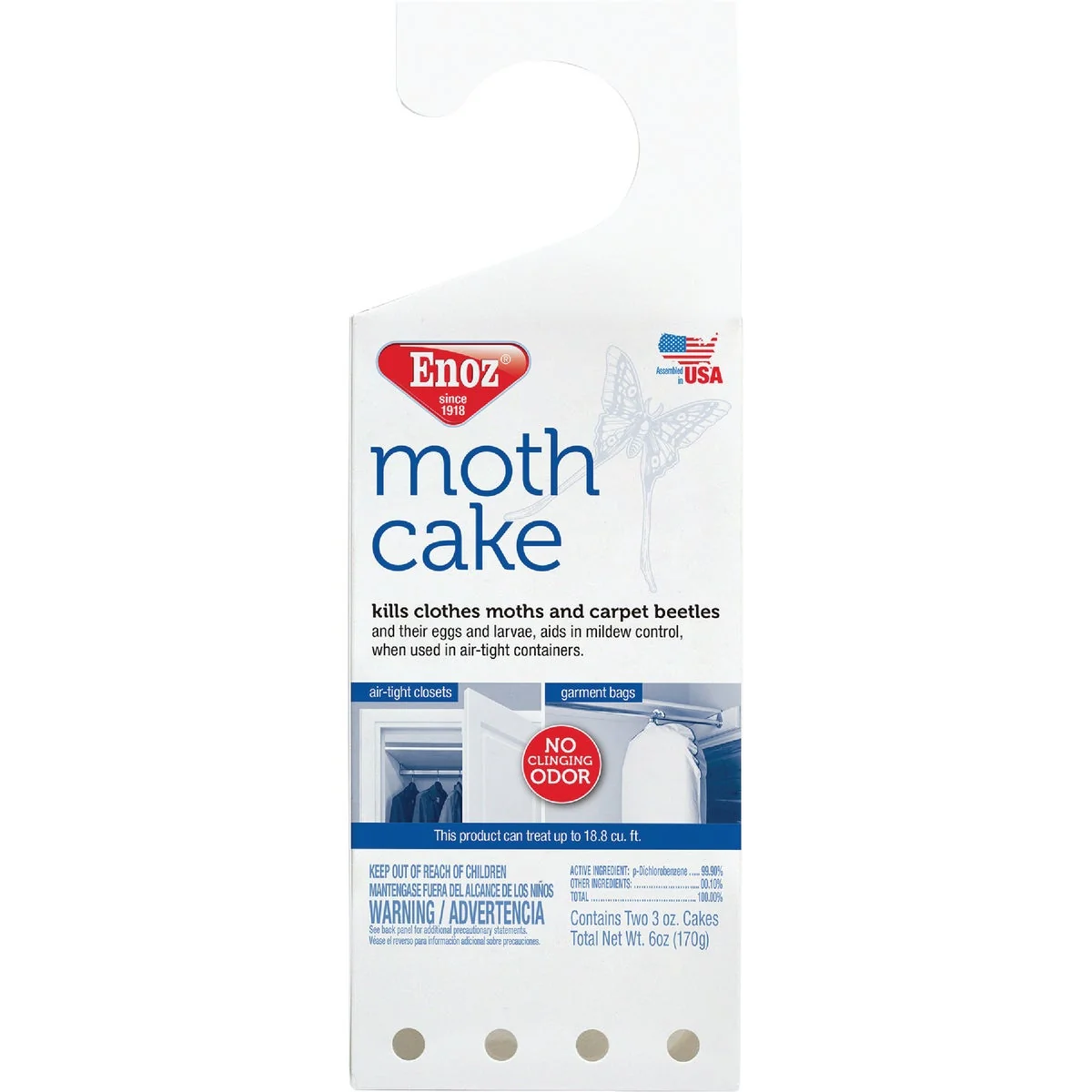 Casual Enoz Hanging Closet Freshener 2-Pack Eco-Friendly