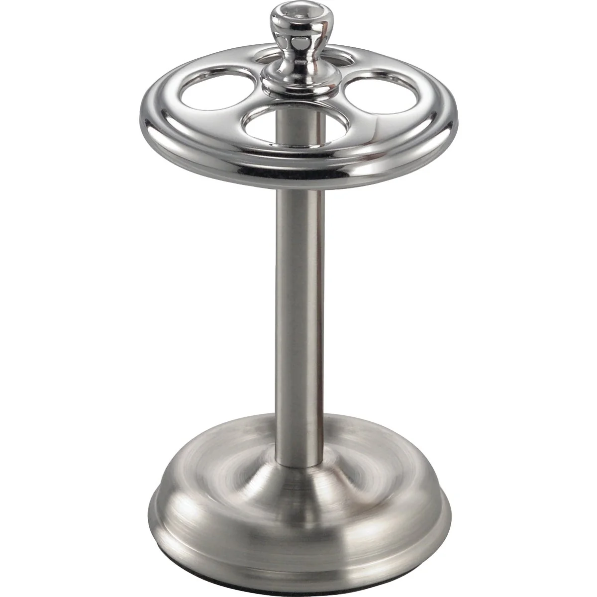Versatile InterDesign Gia Chrome Toothbrush Holder Lightweight