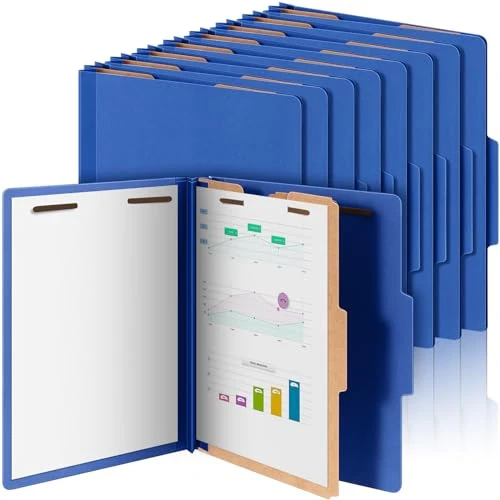 High-End 24 Pcs Classification Folder Letter Size 24 Count Top-Quality