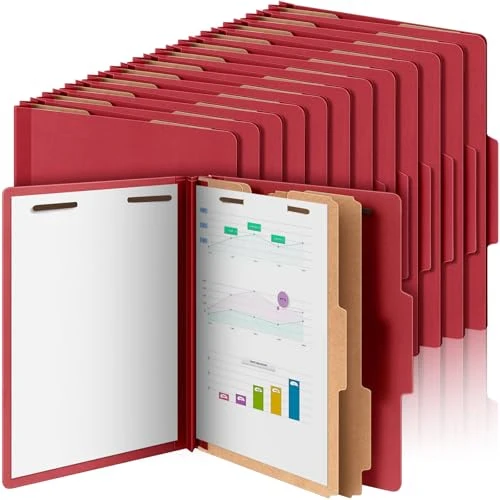 Quality 48 Pcs Classification Folders Letter Size Recyclable