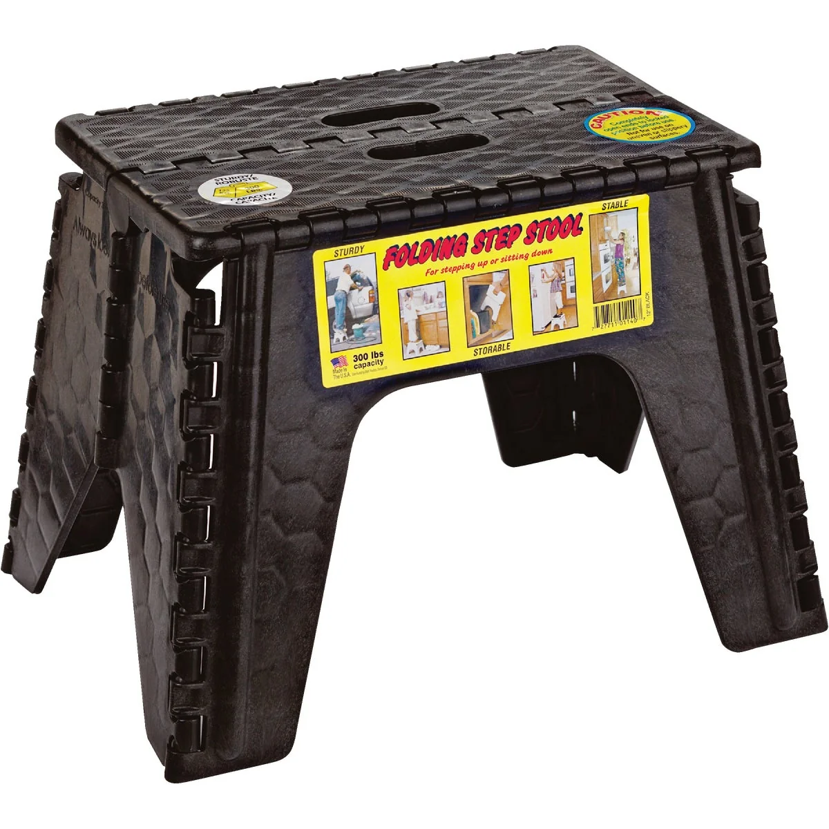 Sophisticated E-Z Foldz 12 In. 1-Step Folding Step Stool Elegant