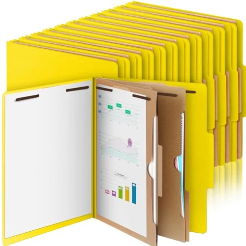 High-End 24 Pcs Skyygemm Classification Folder Letter Size 24 Count Natural