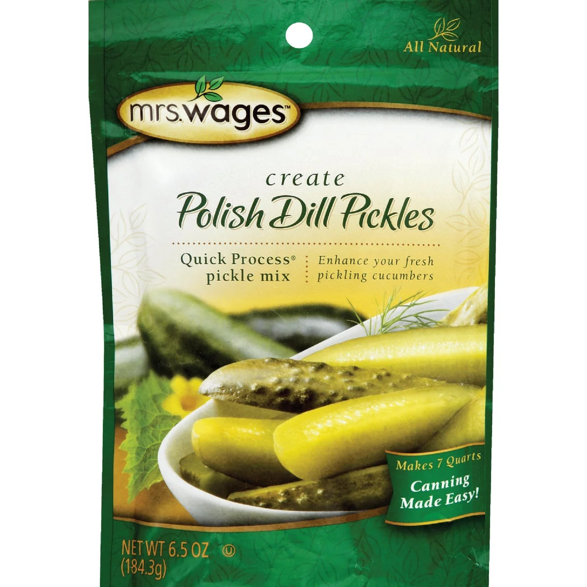 Recyclable Mrs. Wages Quick Process 6.5 Oz. Polish Dill Pickling Mix Carefully Designed