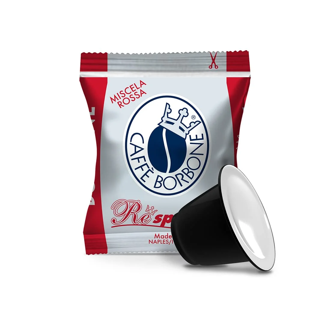 Dependable Caffe Borbone Nespresso Compatible Espresso Pods Red Blend Freshly Roasted and Packaged in Italy – 50 Individually Wrapped Espresso Pods – NOT Compatible with Vertuo Casual