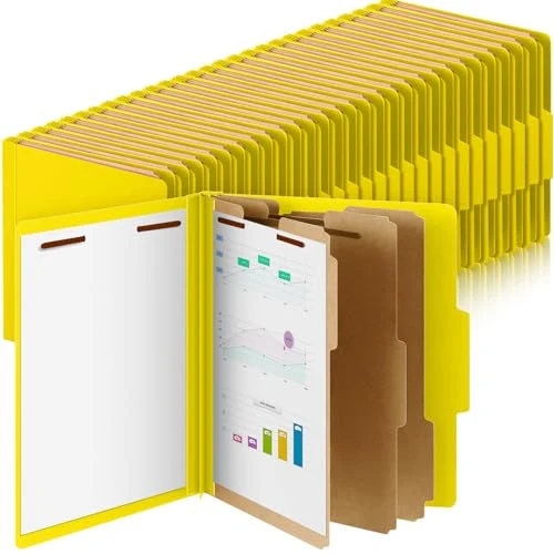 Refined 72 Pcs Classification Folder Letter Size 72 Count Clean